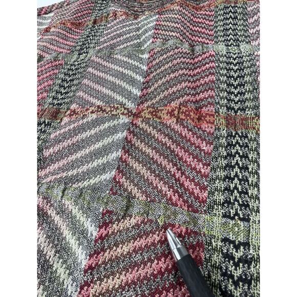 Vintage Barnes Storm Geometric Stripe Design Lightweight Sweater Size XL - Picture 10 of 10